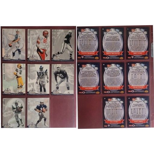 Football Cards Are In Excellent Condition