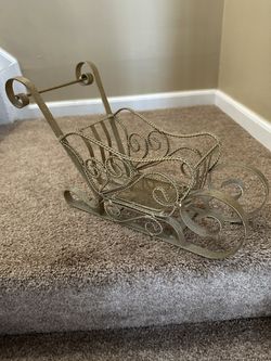 Vintage Victorian Santa's Sleigh