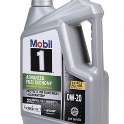 Mobil one oil negotiable $15 each comes with a 5 quart