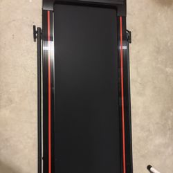 Sperax Walking Pad Treadmill,Under Desk Treadmills for Home, 3 in 1 Folding Treadmills Black Red
