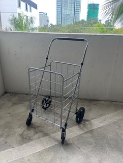 Folding Shopping Cart with Wheels