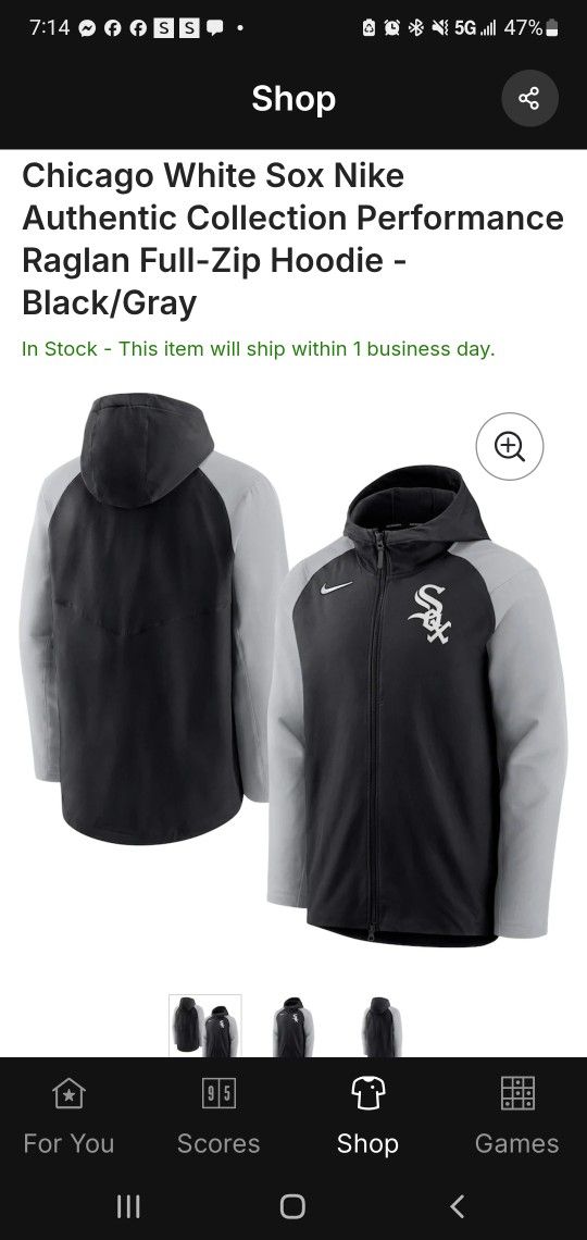 Men Nike Black Hoodie Size L