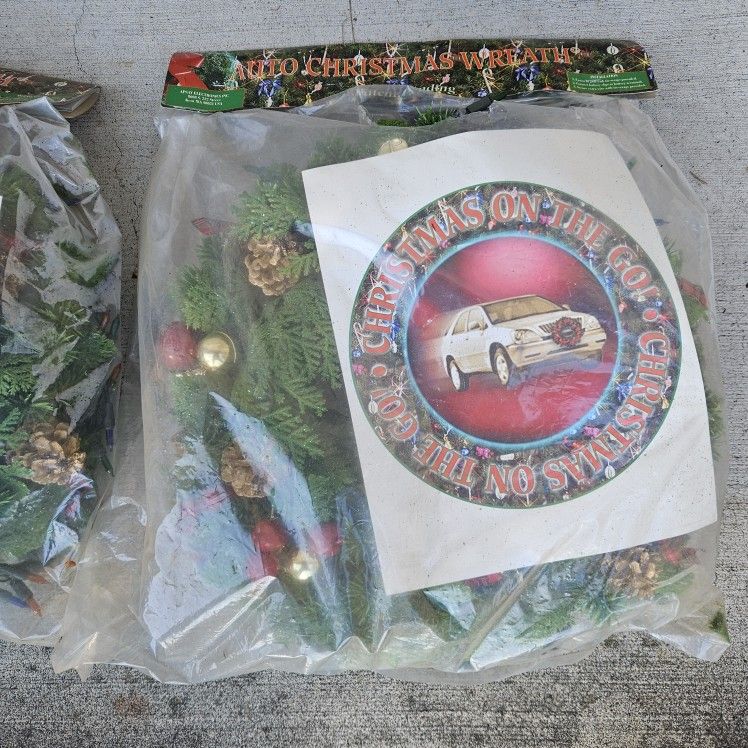 Two Auto Wreaths- New Ready!