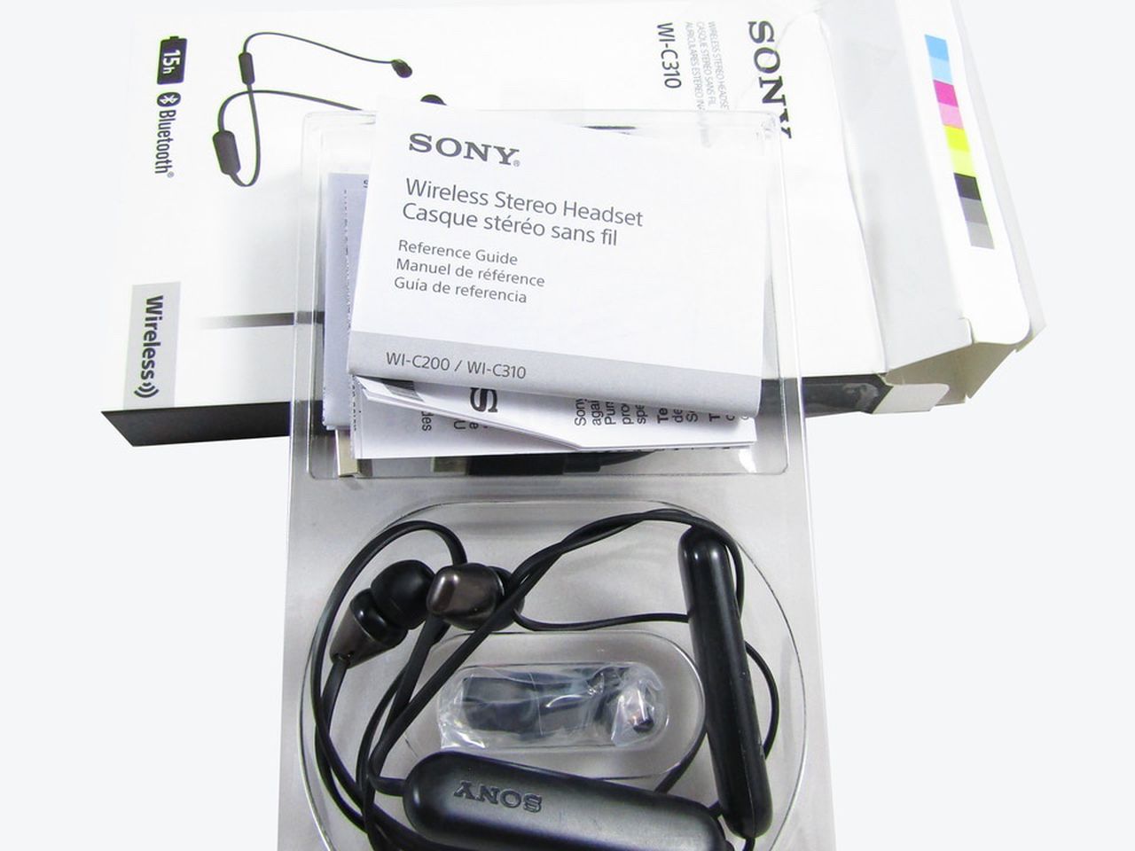 Sony WI-C310 Wireless In-Ear Headphones, Black LN