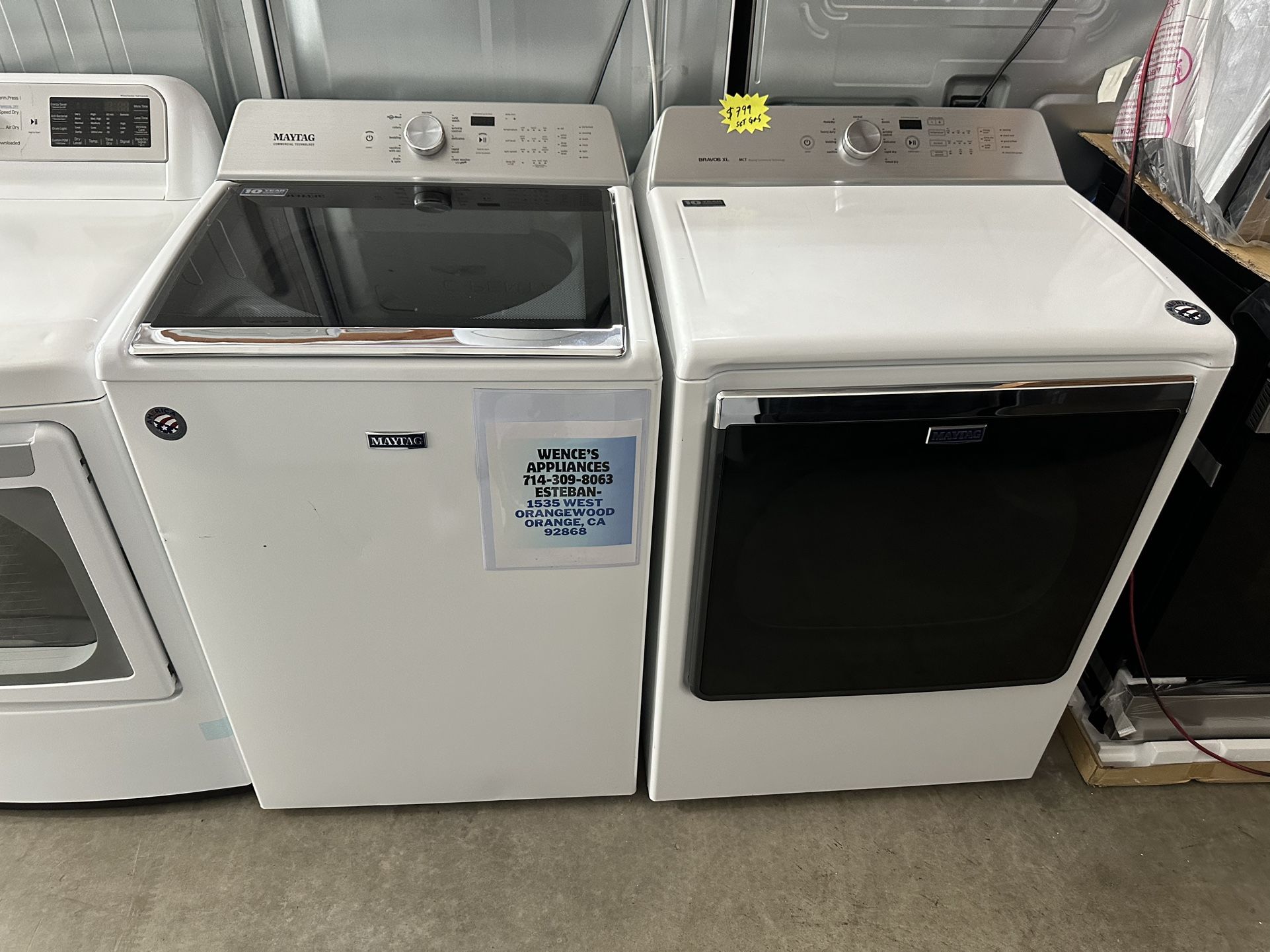 Washer And Gas Dryer Maytag 