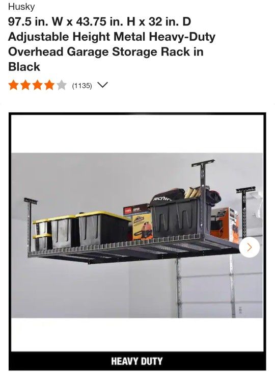 Ceiling Storage Rack