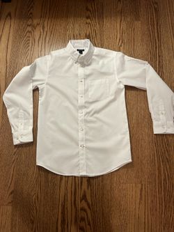 Tommy Hilfiger Boys Button Down White Shirt Size 14