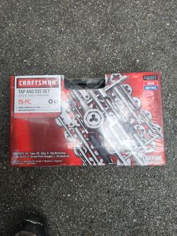 Craftsman tap and die set
