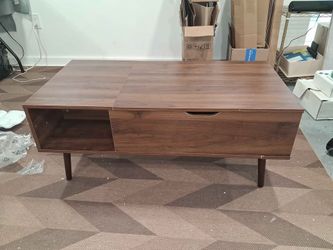 Mid-Century Modern Lift-Top Coffee Table