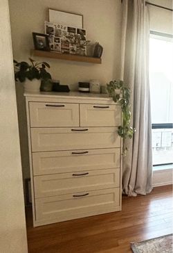 IKEA SONGESAND 6-Drawer Dresser – White