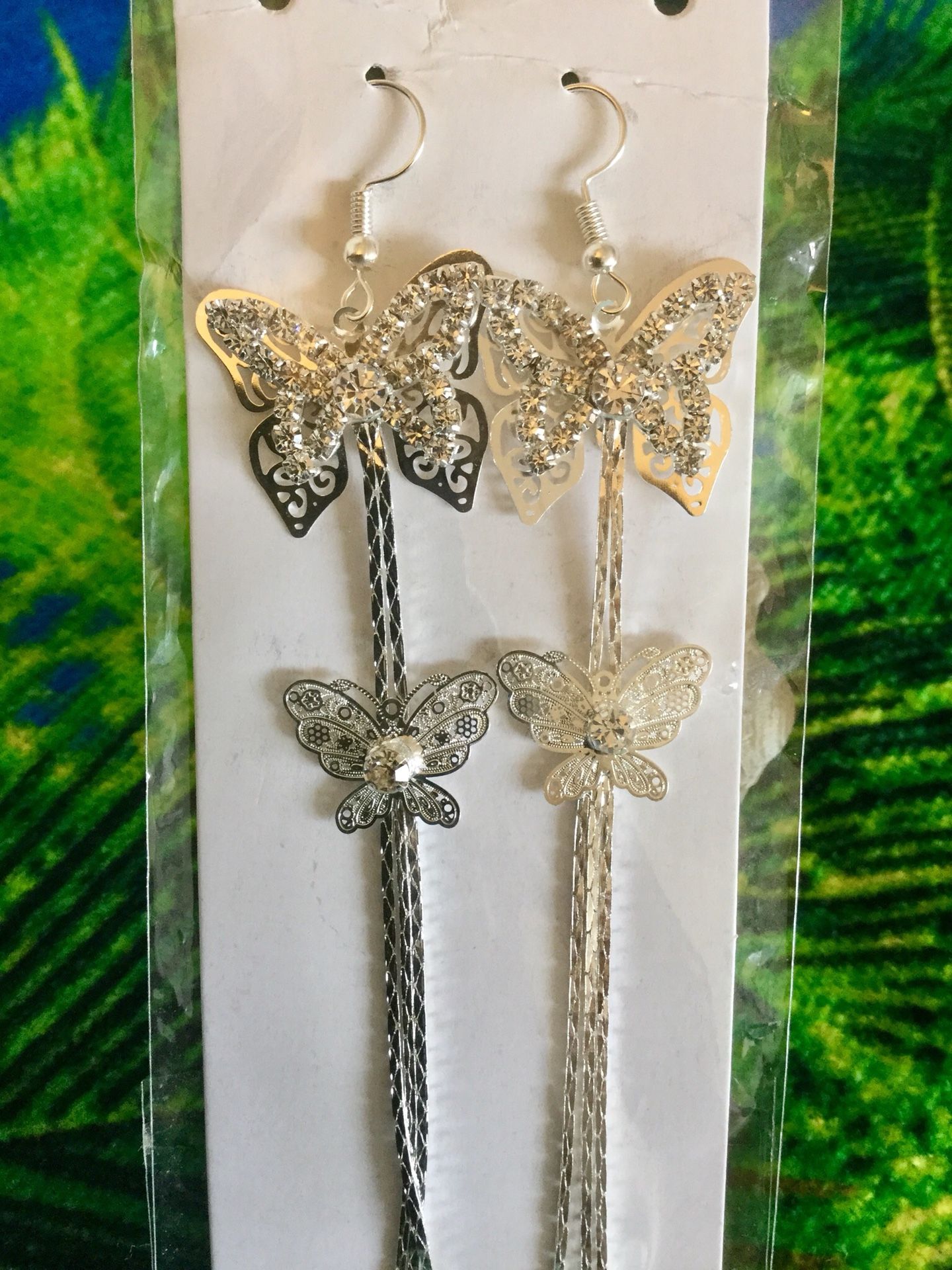 Classy Silver Butterfly earrings 🌿🦋🌿🌸🌿🦋🌿 New Silver earrings - Welcome to visit for more