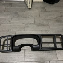 2000 Chevy Tahoe Aftermarket Gauge Bezel For Double Din Stereo 