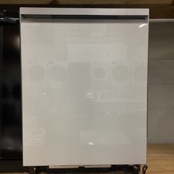 Samsung Bespoke 24 in. Built In Smart Dishwasher in White Glass With StormWash And AutoRelease 