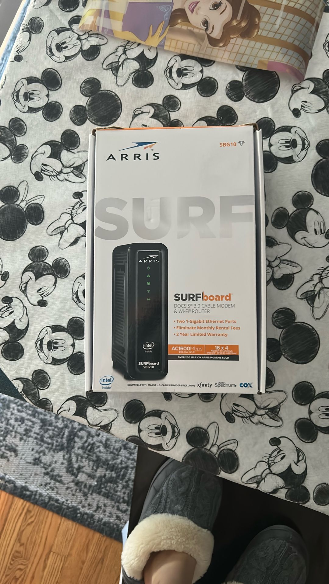 Arris SBG10 DOCSIS 3.0 Cable Modem Wifi Router