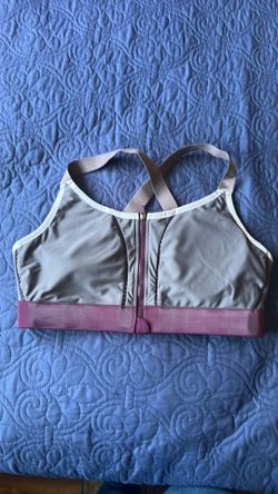 Fabletics Zoe High Impact Zip Front Sports Bra, Size XL