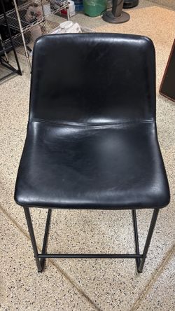 Free black counter chairs x4