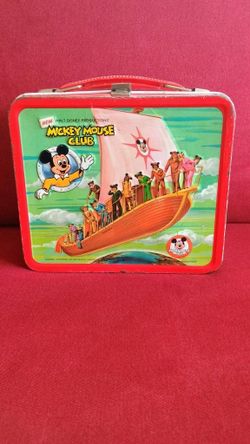 Vintage 1977 Mickey mouse club l Walt Disney unch box. See our other great vintage art antiques jewelry sports fishing lures comic books wrist watches