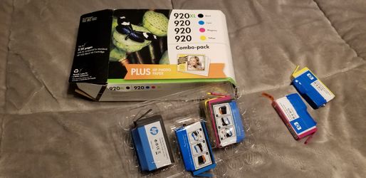 HP 920XL Black + 920 Color + Extras