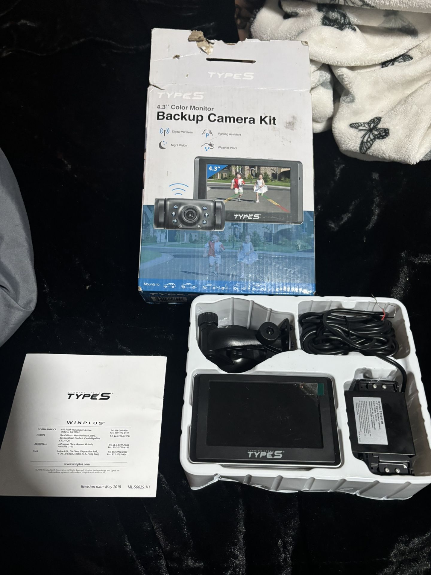 Type S Back Up Camera Kit