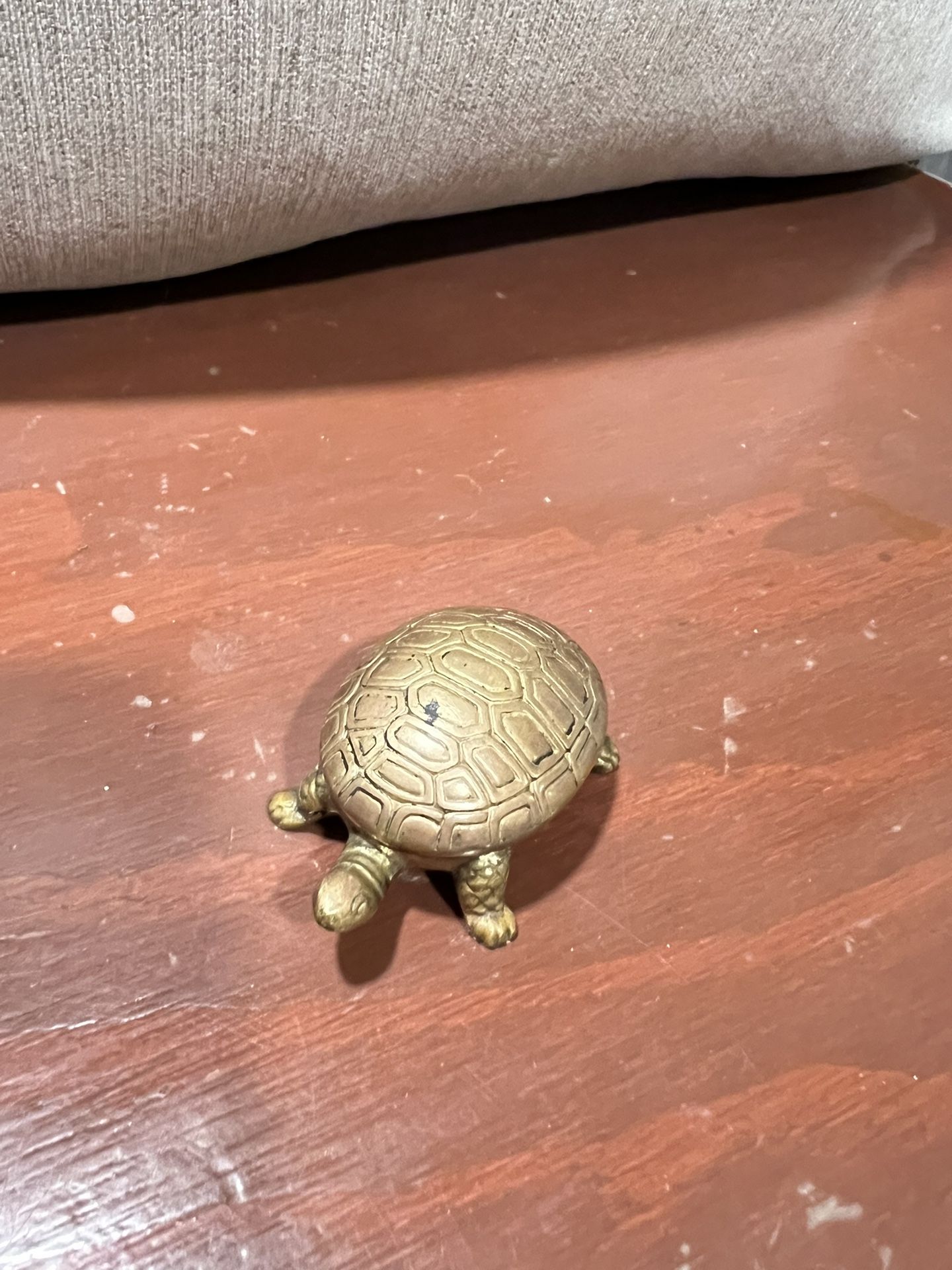 Vintage turtle Small jewelry box