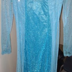Frozen Elsa Custom Size Small Fits 3/5 Sizes