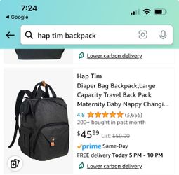 Haptim Diaper Backpack Bag Maternity