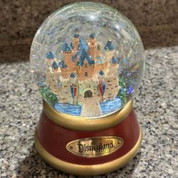 Disneyland Glass Snow Globe