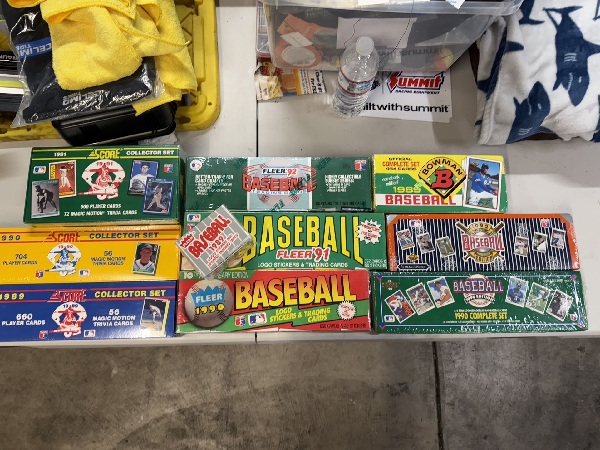 1(contact info removed) Baseball Sealed Sets Lot Of 10