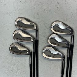 KZG PFT Golf Club Irons Set SW PW 9-6 Progressive Face Technology CF310 Graphite
