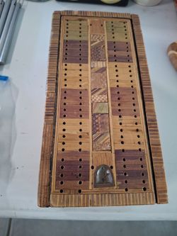 vintage cribbage board game