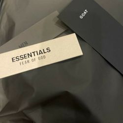 Men Xs Fleece Essential Fear Of God Hoodie