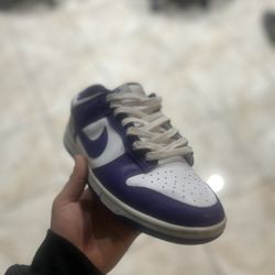 Purple nike dunk low