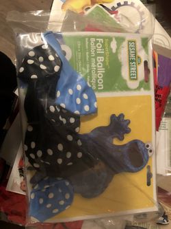 Cookie Monster Foil Ballon 