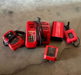 Milwaukee M18 battery chargers and Power Inverter