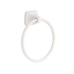 Franklin Brass 'Futura' Wall Mounted Towel Ring, White