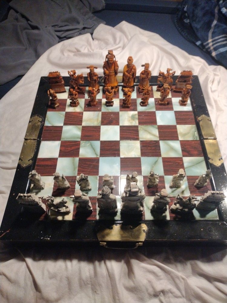 Old Asian Chess Set