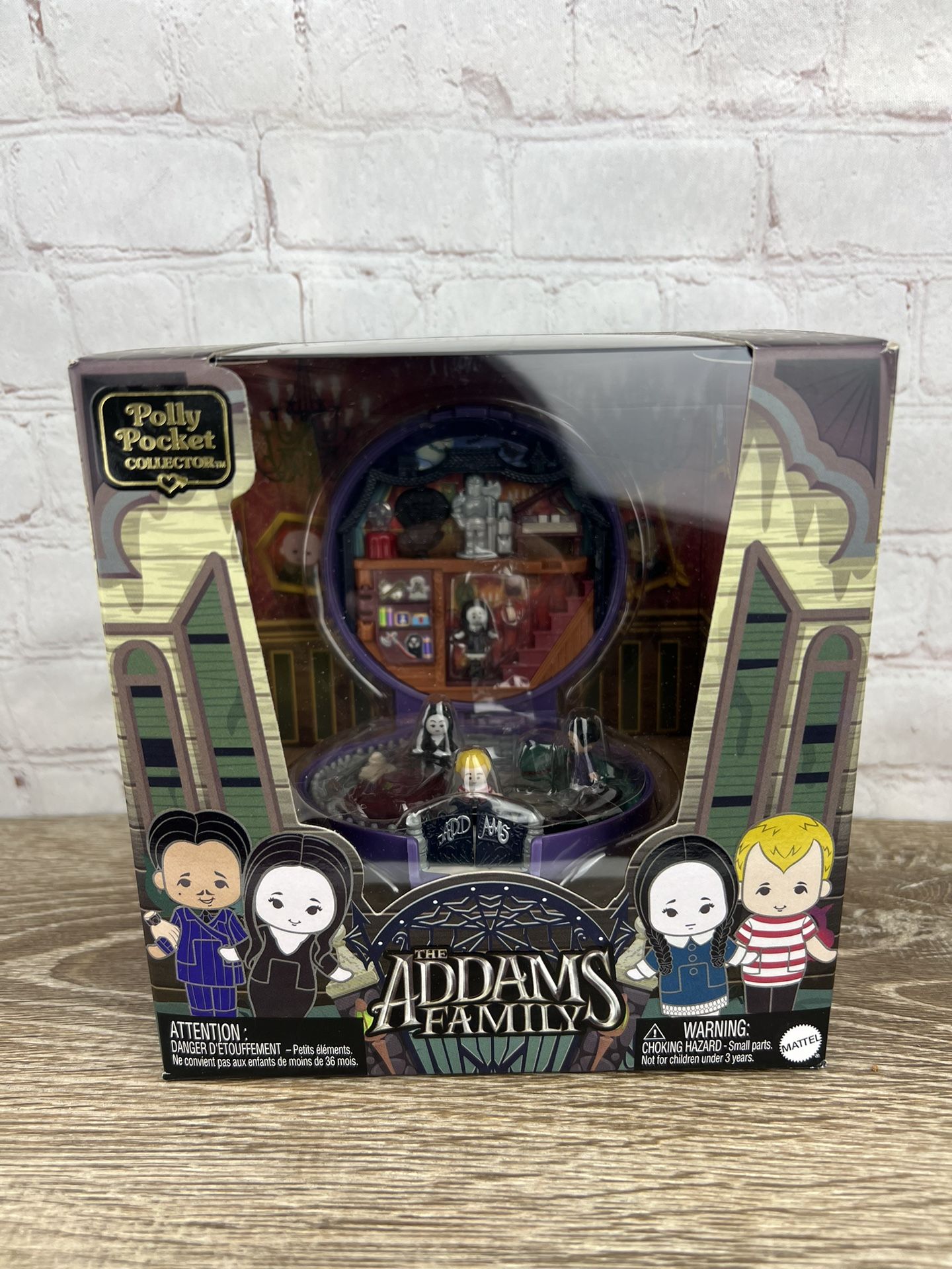 Polly Pocket Collector The Addams Family Compact Special Edition Dolls Wednesday