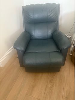 Pottery Barn book shelf and Macy’s leather recliner $199