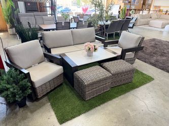SunVilla Bernard 6-piece Outdoor Patio Seating Set