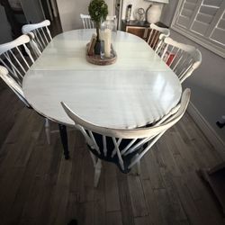 Ethan Allen Dining Table With 6 Chairs