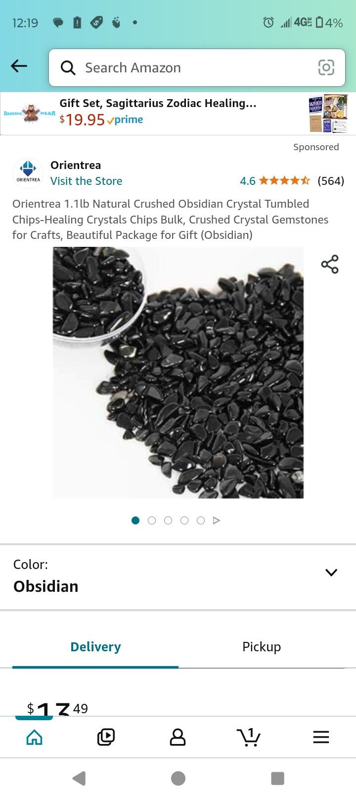 Polished Obsisian Nuggets Crystals Collectable