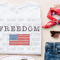Freedom Tshirt Or Crew
