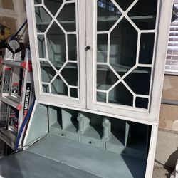 Wooden Secretary Desk 