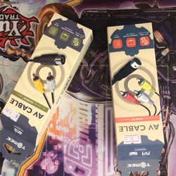 Sega Genesis 1,2 And 3 Av Cables $10 
