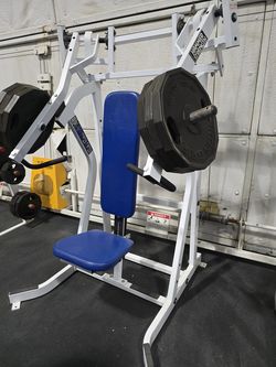 Hammer Strength Incline Press Commercial Gym Equipment Exercise Weight Plate Loaded Fitness Machine