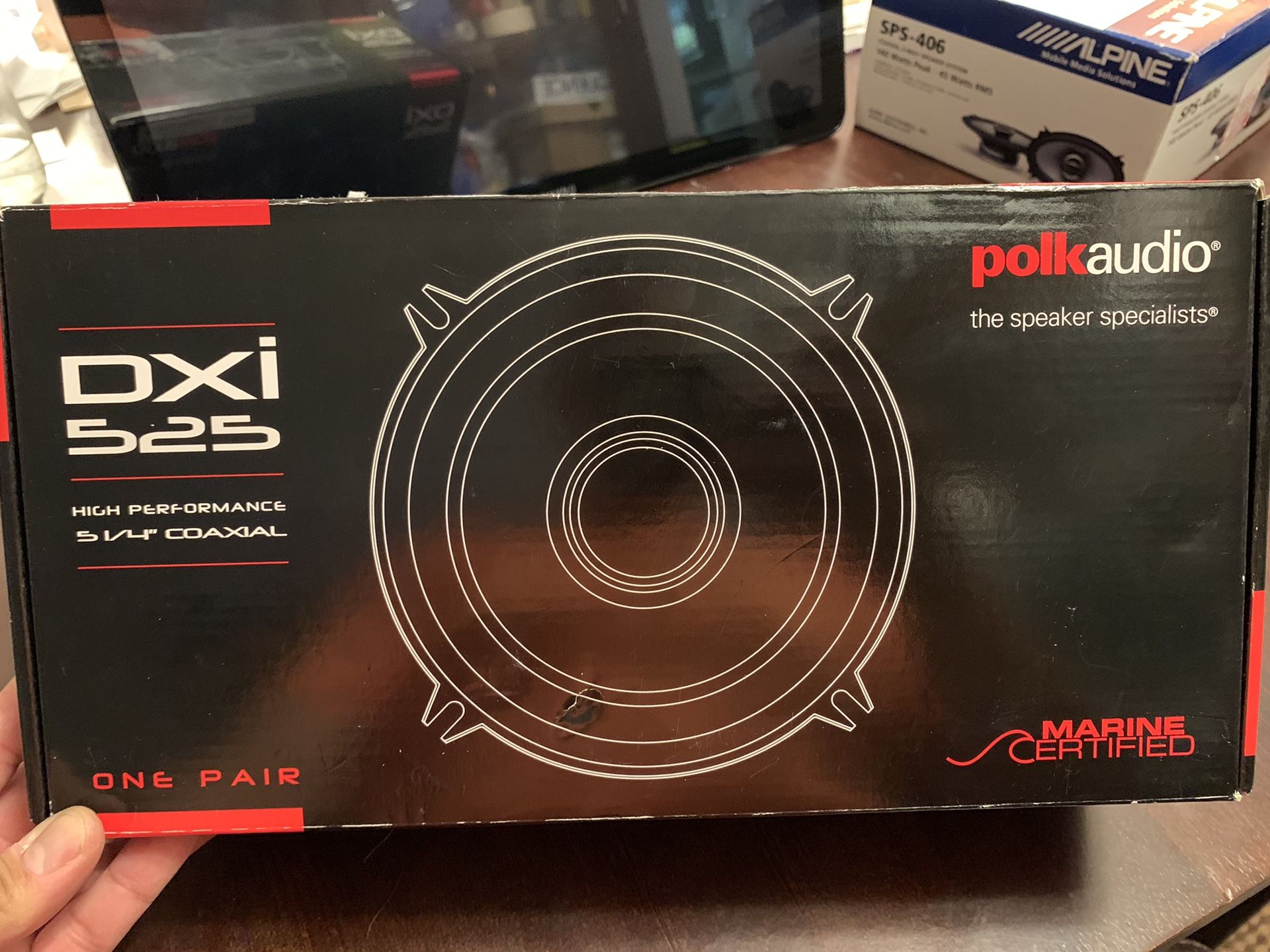 Polk audio pair DXI-525 5 3/16 x 2 5/16