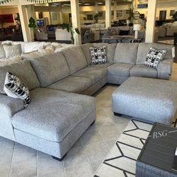 Living Room Furniture Modular Gray Sectional Couch Set 🌟 Fast Delivery Extra Discount Code RSG 
🔥🔥 Mention OfferUp for this Special Price!!