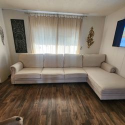 Beautiful White Sectional