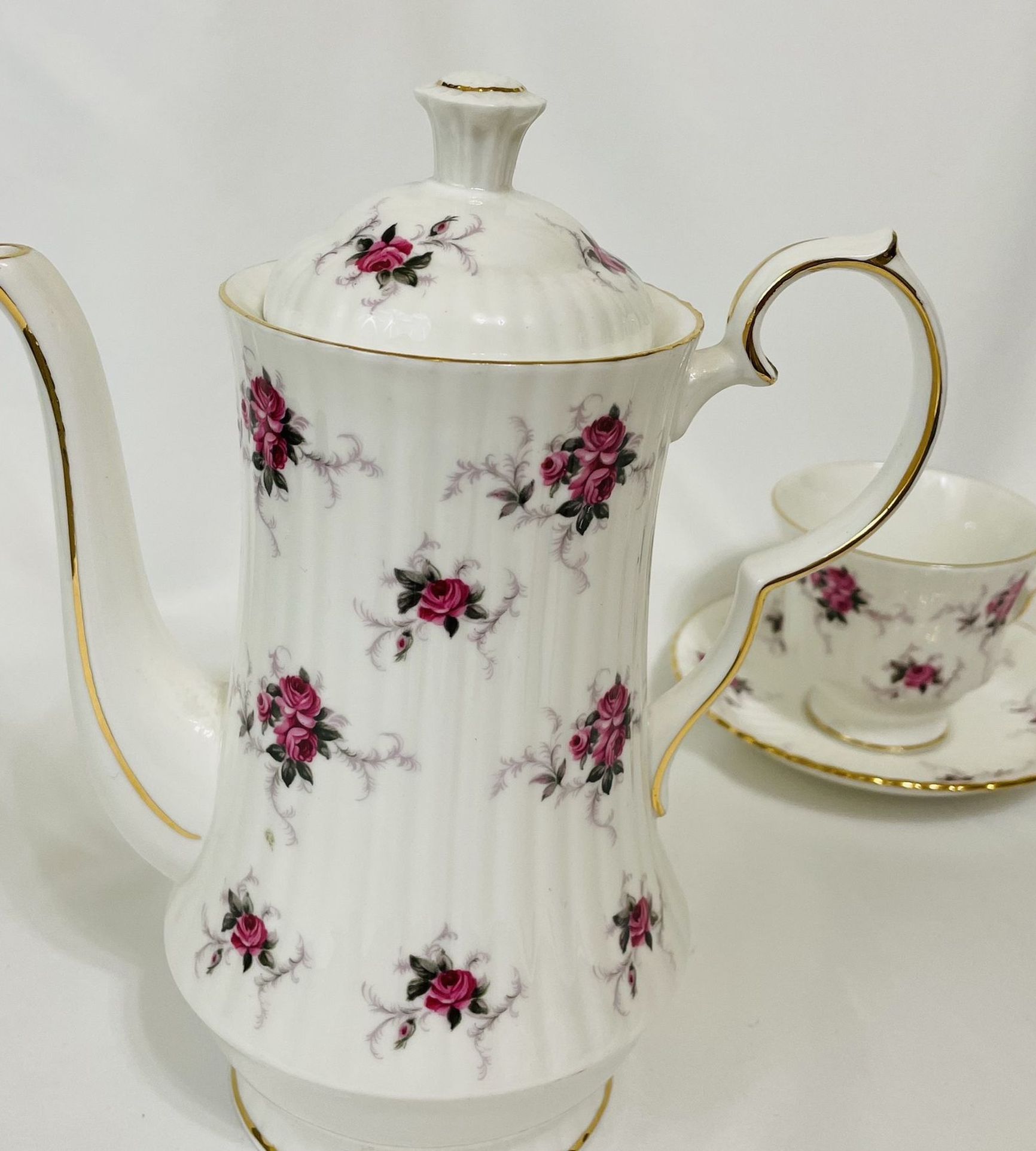 Princess House Bone China Teapot and Teacup from England