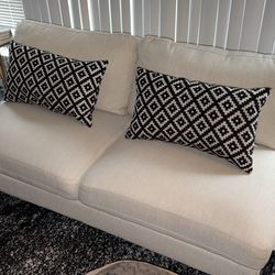White Loveseat